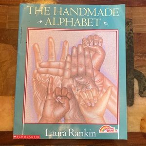 The Handmade Alphabet ASL book American sign language